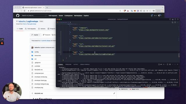 Composer & Github - How to require your fork instead of a package смотреть онлайн