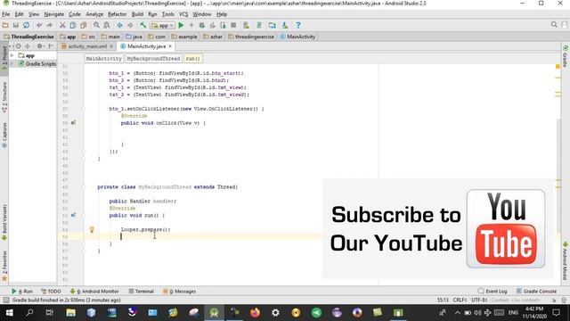 Main thread to Background thread communication смотреть онлайн