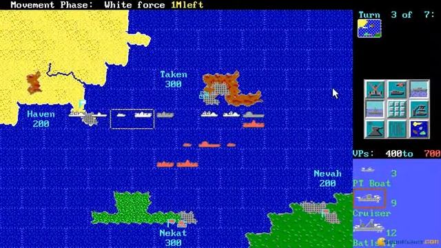 Lost Admiral, The gameplay (PC Game, 1991) смотреть онлайн