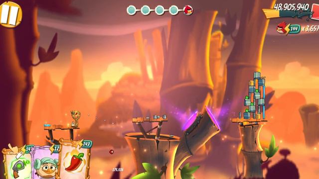 Angry Birds 2 Windows PC Daily Challenge 4-5-6 rooms for extra The Blues card (Jan 9, 2024) смотреть онлайн