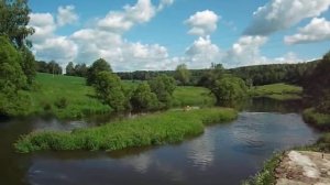 Разрушенная плотина на р.Нара