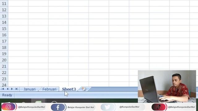 Tutorial Excel Pemula - Belajar Excel 2007 Untuk Pemula