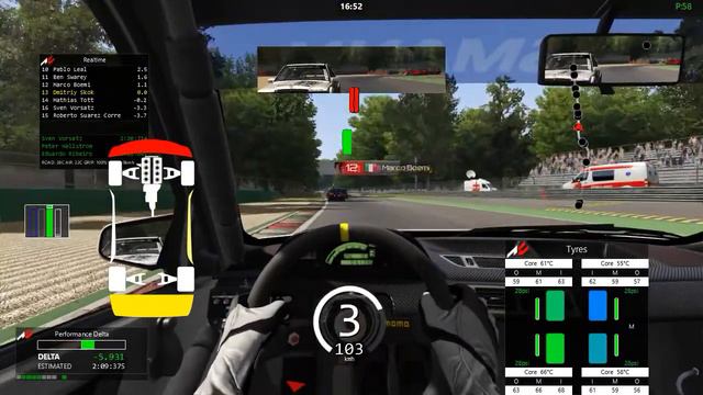 Гонки на выживание или как ехать на SRS | Alfa Romeo 155 V6 DTM |Assetto Corsa смотреть онлайн