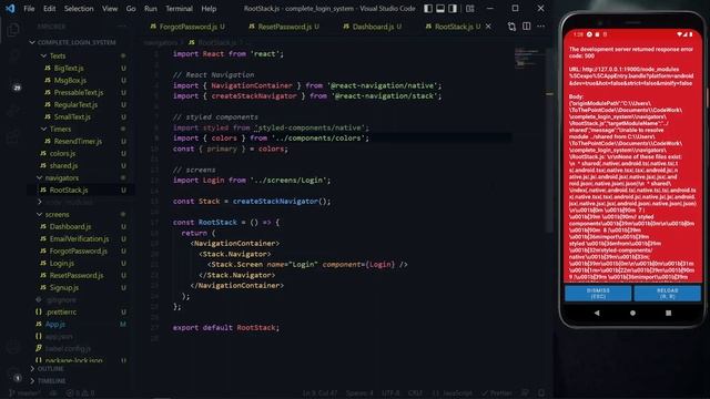 React Native Login Screens #4: Dashboard, Profile & Headers смотреть онлайн