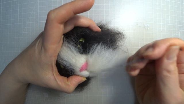 Cat wool doll - Needle felting tutorial | Needle felting ASMR смотреть онлайн
