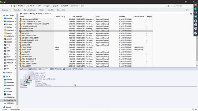 SolidWorks PDM смотреть онлайн