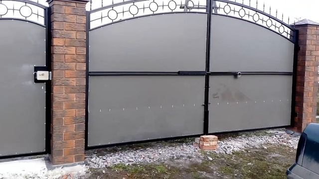 Ковка.ворота установлены!перед мойкой. смотреть онлайн