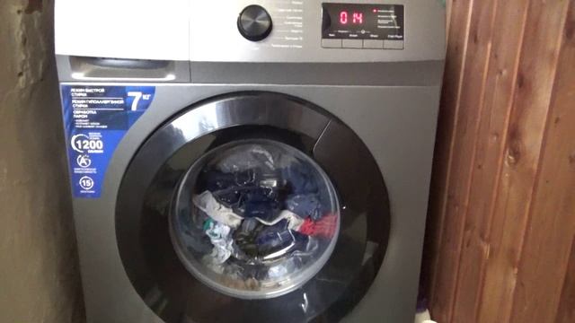 Стиральная машина DEXP-WM712 первый отзыв. смотреть онлайн