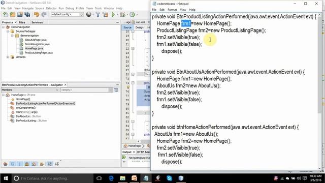 Navigating Among JFrame Forms In Java Swing (In English) смотреть онлайн