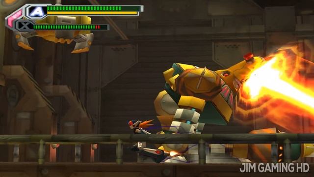 Megaman X8 Earthrock Trilobyte Stage 100 % Complete