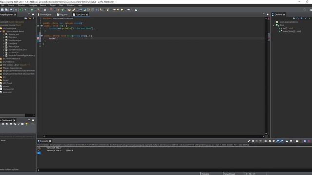 Learning Spring Boot with STS - Java Review on Polymorphism Part 4 смотреть онлайн