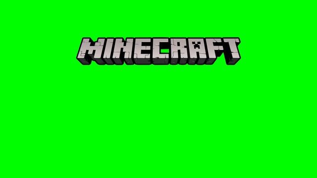 ЛОГО МАЙНКРАФТ ФУТАЖ / LOGO MINECRAFT on GREEN SCREEN смотреть онлайн