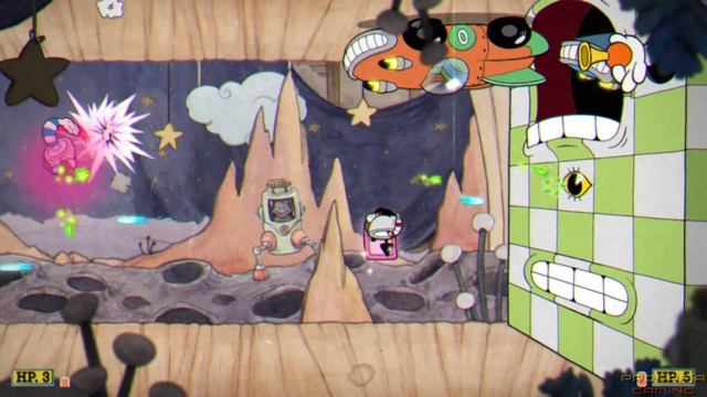 Cuphead - All Run 'n Gun Levels (2 Player) смотреть онлайн