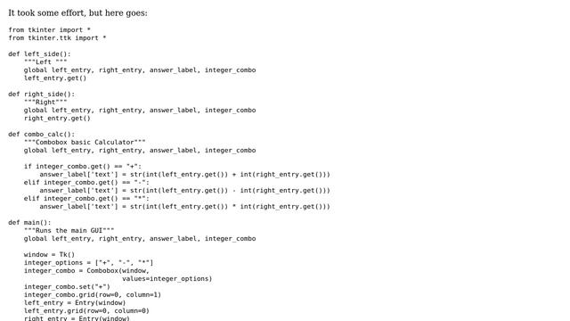 Python GUI - Calculator drop-down menu смотреть онлайн
