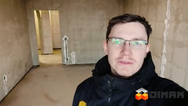 Отзыв клиента. Полусухая стяжка пола в квартире. смотреть онлайн