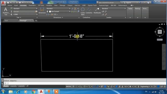 Autocad 2017 Tutorial in urdu part 3 Unit Setup Dimension смотреть онлайн