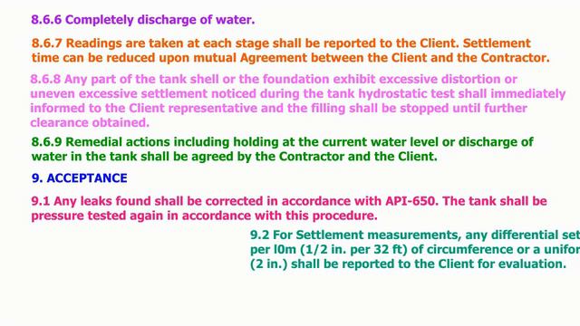API 650 STORAGE TANK HYDROSTATIC TEST PROCEDURE PART 2_2 смотреть онлайн