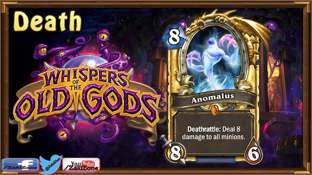 Anomalus WotOG Card Sounds in English - HearthStone Whispers of the Old Gods смотреть онлайн
