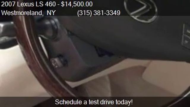 2007 Lexus LS 460 L 4dr Sedan for sale in Westmoreland, NY 1 смотреть онлайн