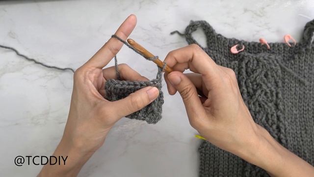 Crochet Cable Stitch Vest | Pattern & Tutorial DIY смотреть онлайн