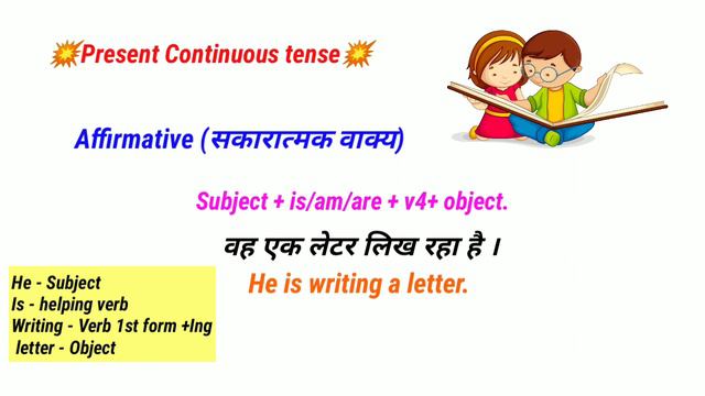 Present Continuous Tense | IS/AM/ARE | Present Participle | Rules & Examples in Hindi | Englishpur смотреть онлайн