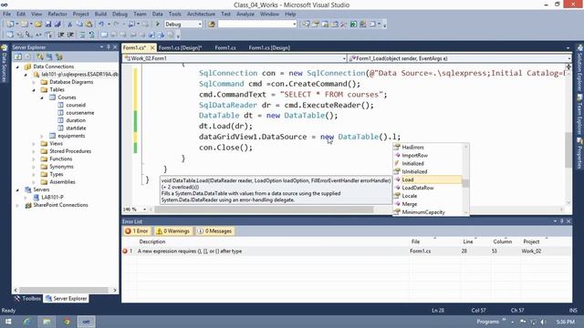 Ado Net A to ZBangla Tutorial 11 Connection Class 03 смотреть онлайн