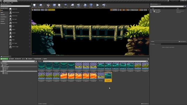 Creating 2D games with Unreal Engine using Pixel 2D - Part 4 - Animated Tiles смотреть онлайн