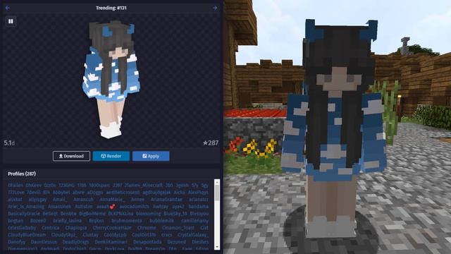 10 Trending Minecraft Skins! (Top Minecraft Skins)
