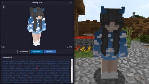 10 Trending Minecraft Skins! (Top Minecraft Skins)