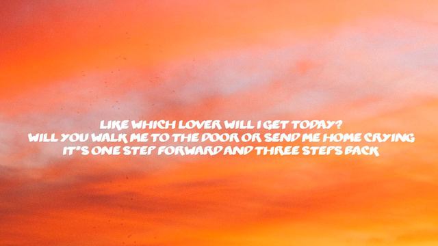 Olivia Rodrigo - 1 step forward 3 steps back Lyrics