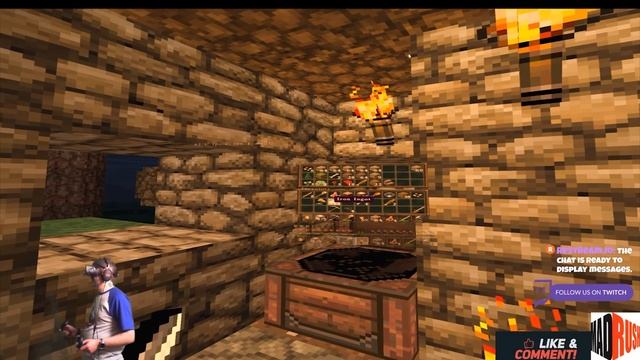 Minecraft VR with Shaders & Textures Oculus Rift S / Quest 2 2021 смотреть онлайн