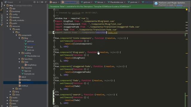 【Vuej 2 3 Laravel 5 4 3】 Custom v model search component part 10 смотреть онлайн