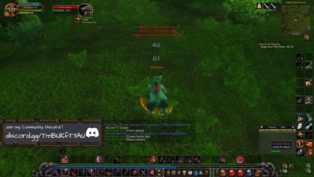 HC Turtle WoW Vanilla+ Horde # 291 - lvl 46 56% смотреть онлайн