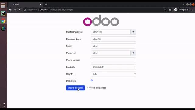How To Create Database In Odoo 15 || Odoo 15 Database Management смотреть онлайн