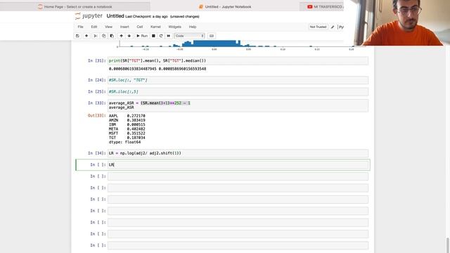 Python For Finance, SIMPLE RETURN, LOG RETURN e VOLATILITY смотреть онлайн
