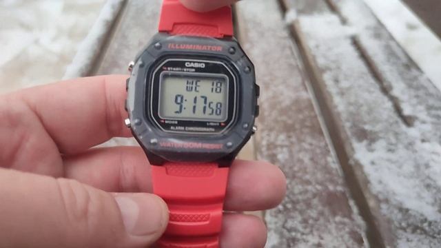 Короткий обзор Casio W-218H (Casio-W218) часы для каждого и на каждый день смотреть онлайн