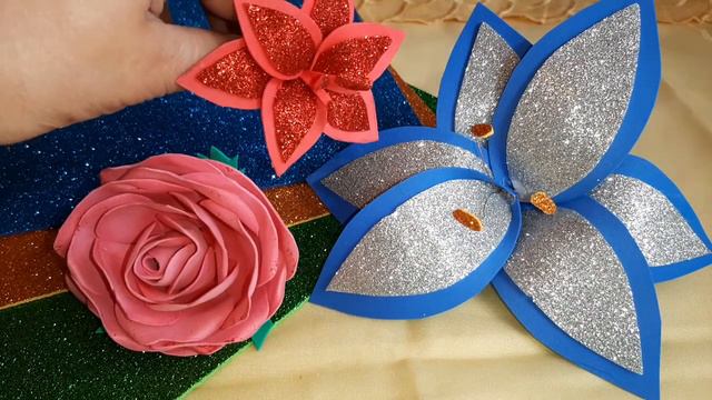 Презентация мк цветы из фоамирана /Presentation of MK flowers from foamiran смотреть онлайн
