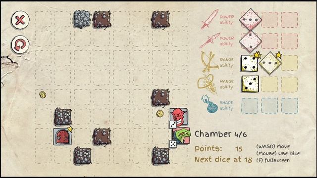 The 6 Chambers of Die!ce - A compact rogue-like for the #7drl! смотреть онлайн