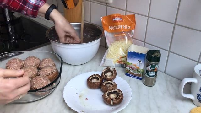 Фаршированные грибы! Вкусно быстро на любой стол! смотреть онлайн