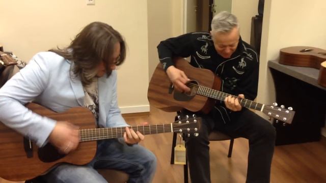 Tommy Emmanuel and Timur Vedernikov playing Sigma Guitars смотреть онлайн