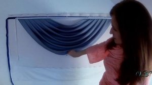 С чего начать ламбрекен? Как закладывать складки?