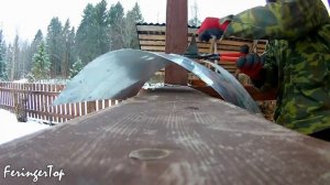 Проход Кровли Дымоходом ЧЕРЕЗ КОНЁК! Как Сделал я!