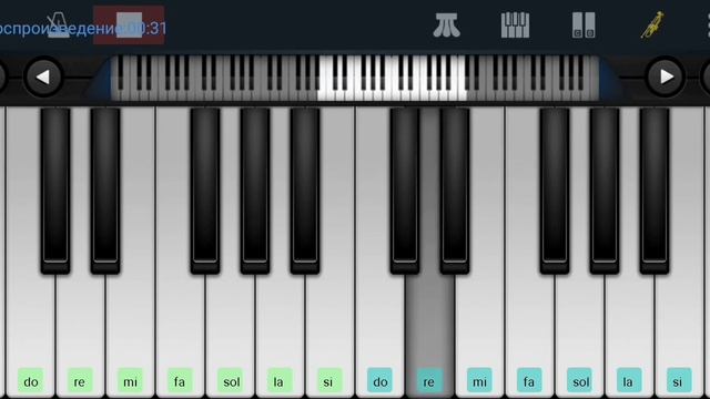 ,,Санта Лючия" Итальянская народная песня Perfect Piano tutorial на пианино одним пальцем смотреть онлайн