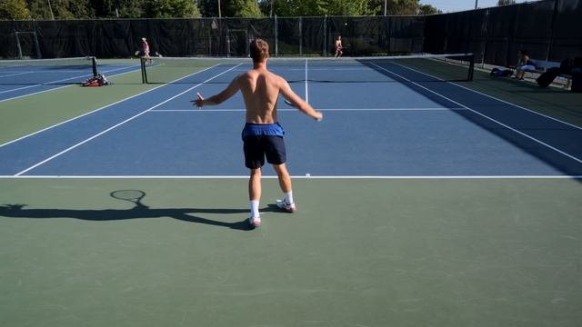 Tennis Drills to Improve Your Game! Court Level Tennis Practice with 12 UTR (USTA 5.5). смотреть онлайн
