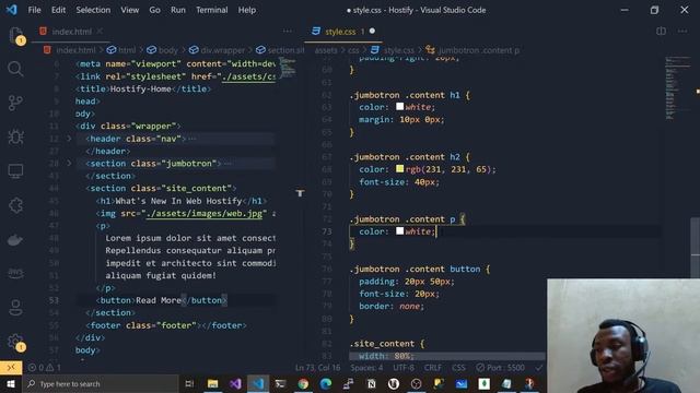 Build a Web Hosting Website from scratch | HTML, CSS, Flexbox & More смотреть онлайн