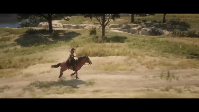Red Dead Redemption 2 Riding my Mustang horse смотреть онлайн