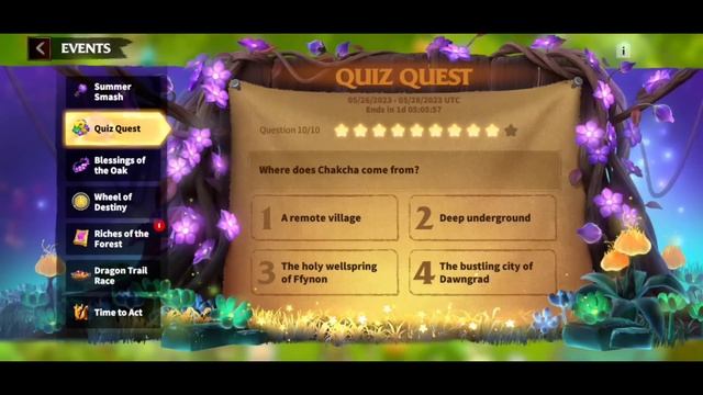 Call of dragons - QUIZ QUEST | 3 days 30 questions & answers смотреть онлайн