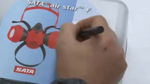 Maska SATA Air Star F - przygotowanie do pracy смотреть онлайн