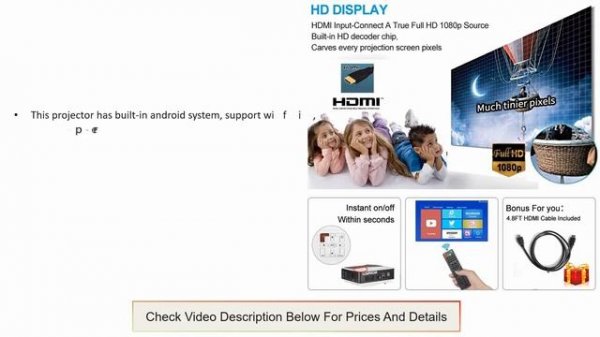 Best Outdoor Projector 2019 - Best Portable Smart Projectors for Camping