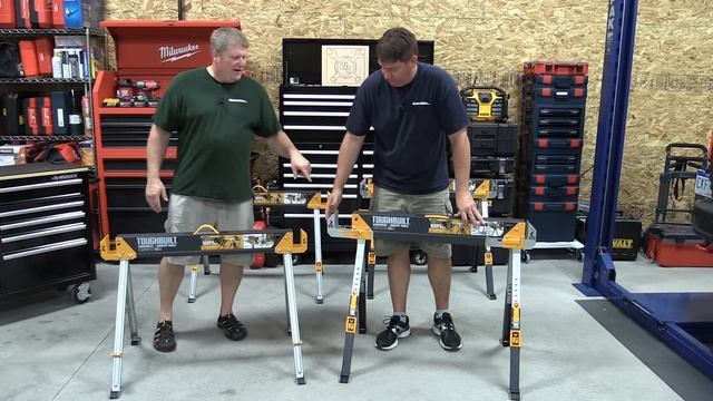 TOUGHBUILT Sawhorses / Jobsite Tables - C550 and C700 смотреть онлайн